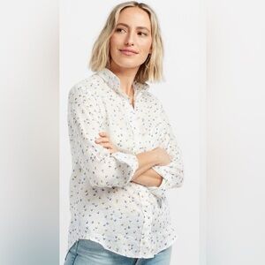 Anthropologie Grayson The Hero Linen Buttondown Sz 01/S